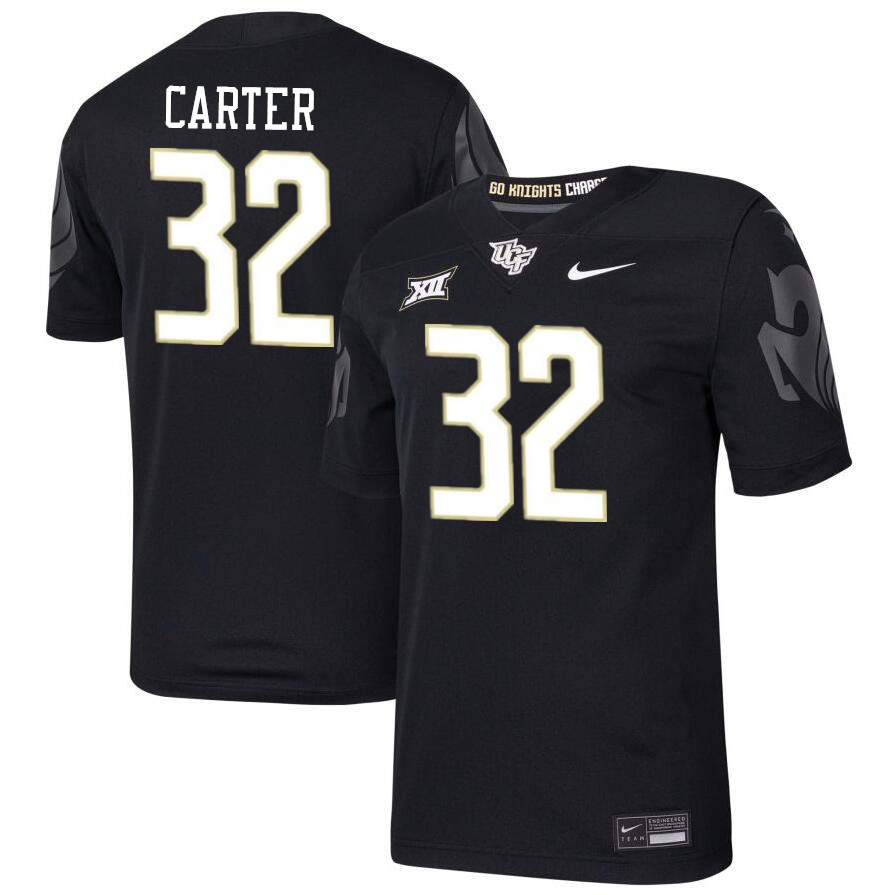 Men #32 Michael Carter UCF Knights Big 12 Conference College Football Jerseys Stitched-Black